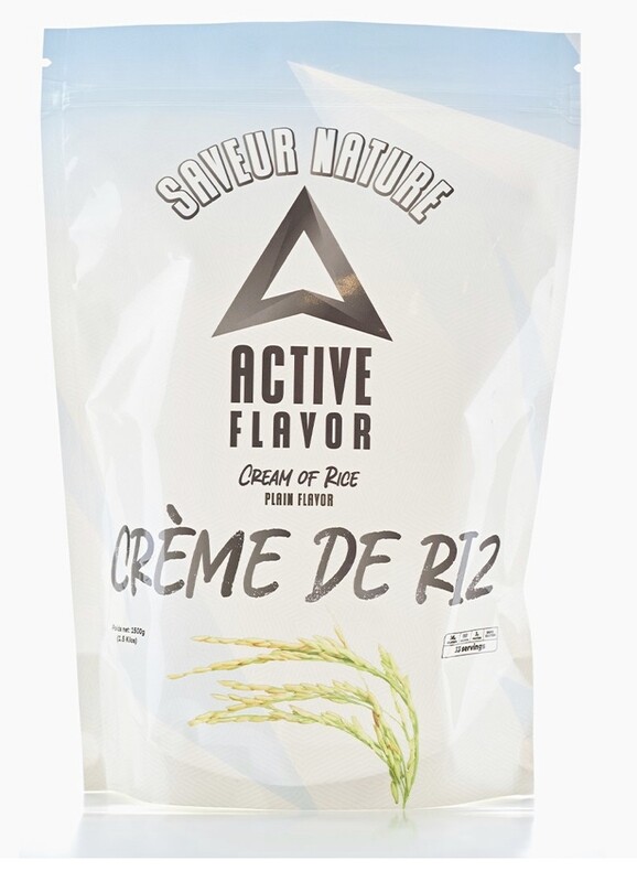 ACTIVEFLAVOR- Crème de riz (1.5 kg)- Nature Flavorless