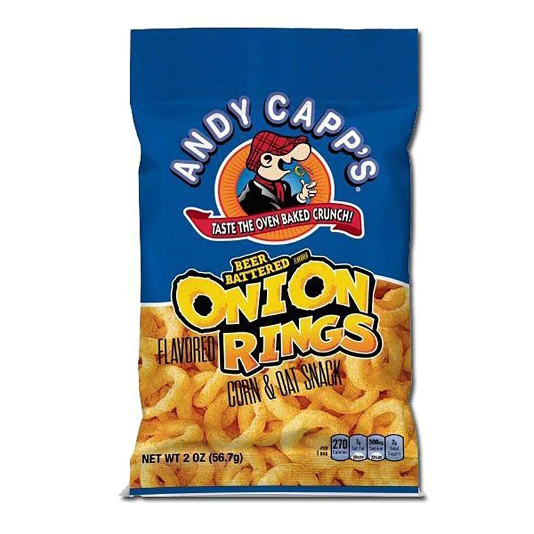 Andy Capp's Beer Battered Onion Rings Hot 56.7G