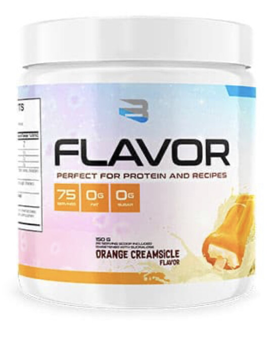 BELIEVE - FLAVOR PACK 120G ORANGE VANILLA ICE CREAM