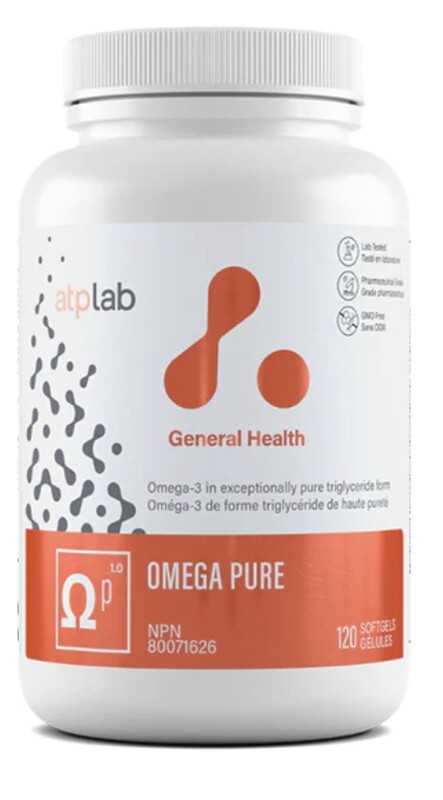 ATP LAB - OMÉGA PURE 120 GÉLULES