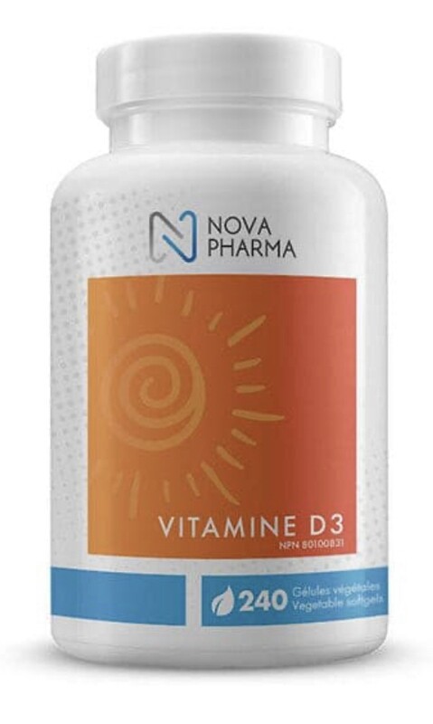 NOVA PHARMA - VITAMINE D3 240 GÉLULES