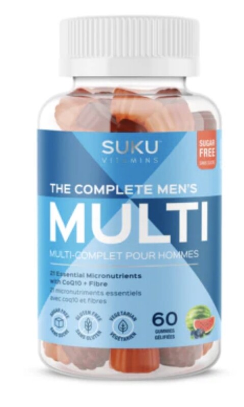 SUKU - MULTI COMPLÈTE POUR HOMMES (60 JUJUBES)