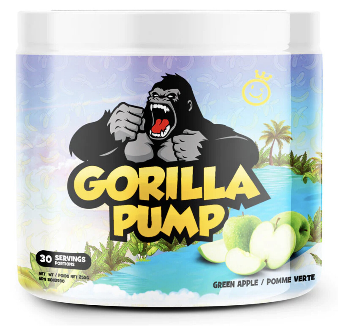 Gorilla Pump Yummy Sports GREEN APPLE