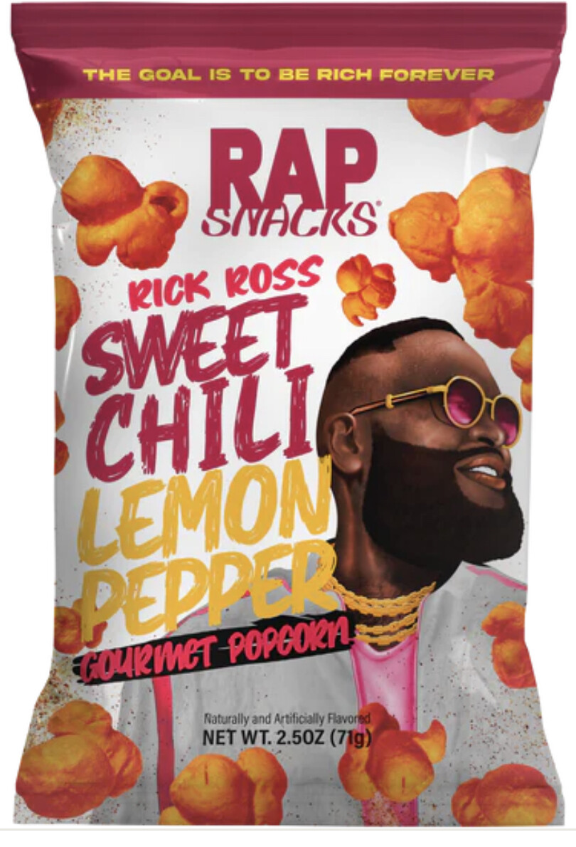 Rick Ross Sweet Chili Lemon Pepper Gourmet Popcorn 71g