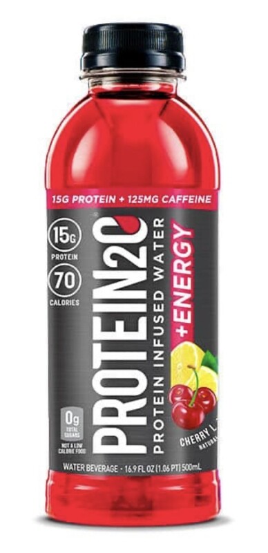 PROTEIN2O - EAU INFUSÉE DE PROTÉINES + ENERGY (500ML) CHERRY LEMONADE