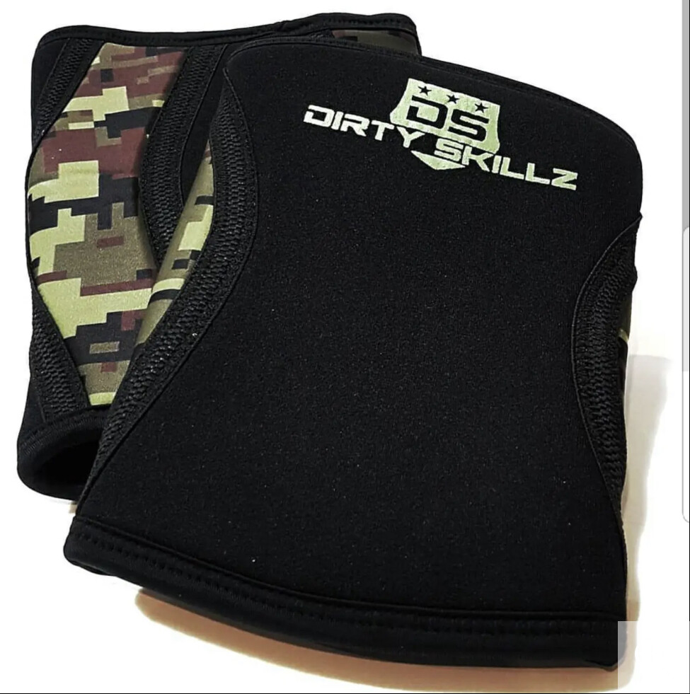 Dirty Skillz - Knee Sleeve Camo Vert