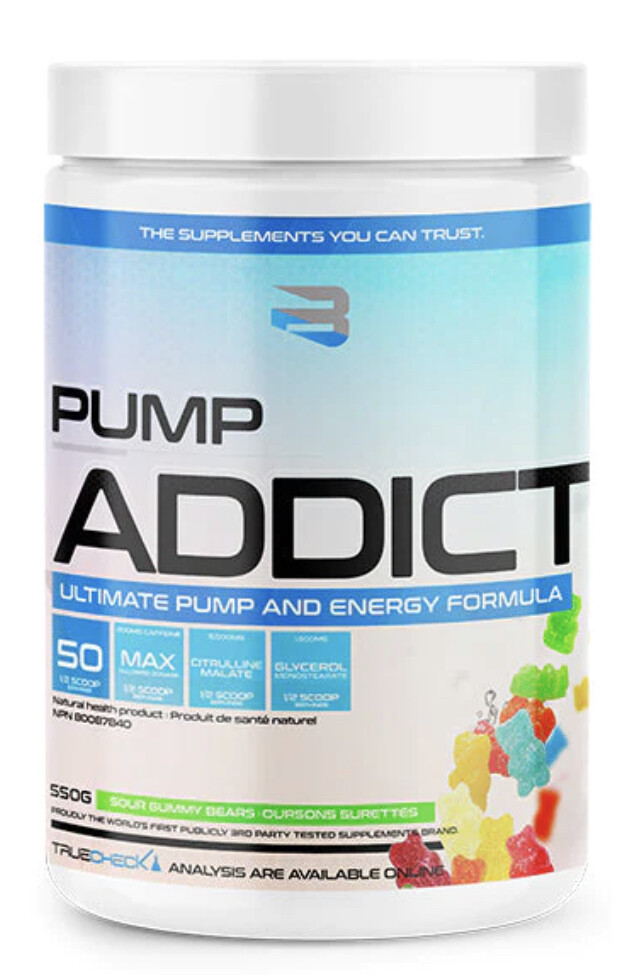 BELIEVE - PUMP ADDICT 550G SOUR GUMMY BEAR