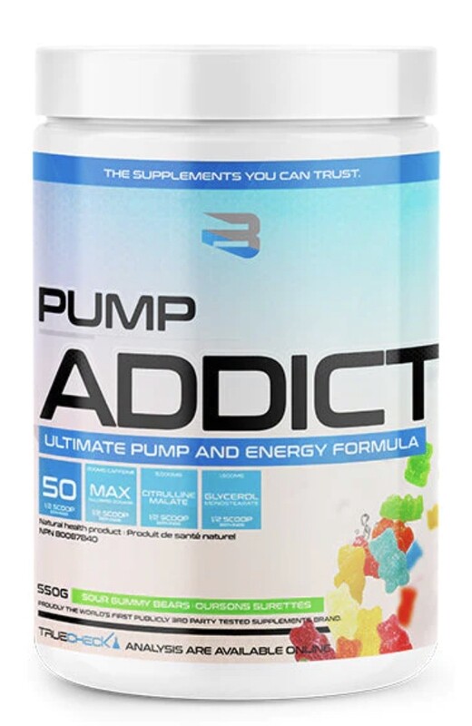 BELIEVE - PUMP ADDICT 550G SOUR GUMMY BEAR
