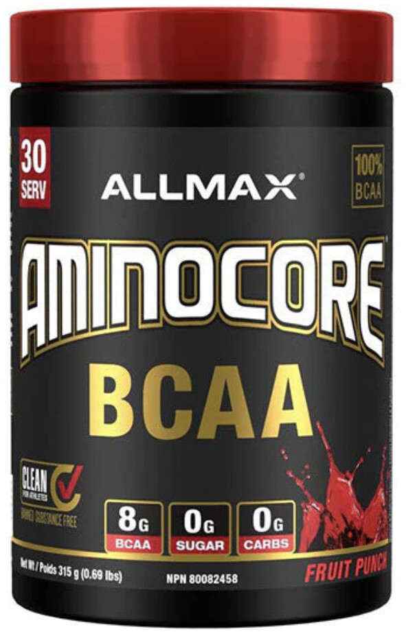 ALLMAX - AMINOCORE BCAA 30 PORTIONS FRUIT PUNCH