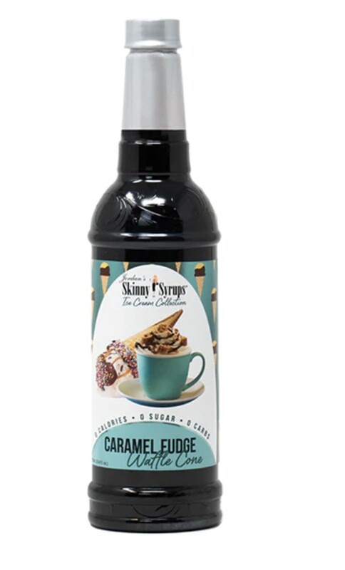 JORDAN&#39;S SKINNY MIXES - SKINNY SYRUP SUGAR FREE CARAMEL FUDGE