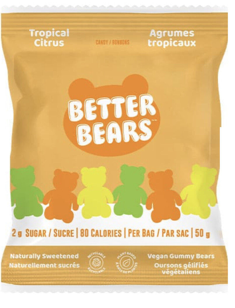 BETTER BEARS - OURSONS GÉLIFIÉS TROPICAL CITRUS