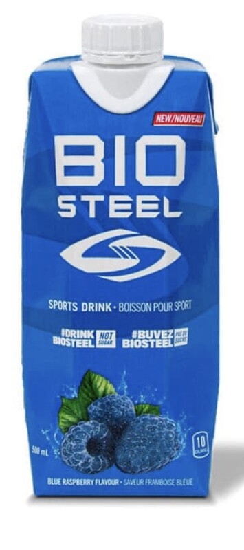 BIOSTEEL - BOISSON POUR SPORT PRÊT À BOIRE 500ML BLUE RASPBERRY