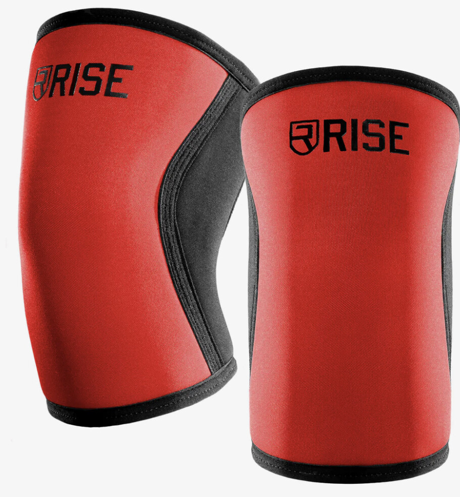RISE - 7mm Knee Sleeves - Red