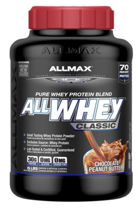 ALLMAX NUTRITION - ALLWHEY CLASSIC 5LB CHOCOLATE PEANUT BUTTER