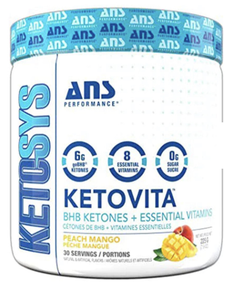 ANS PERFORMANCE - KETO VITA 30 PORTIONS 225G PEACH MANGO