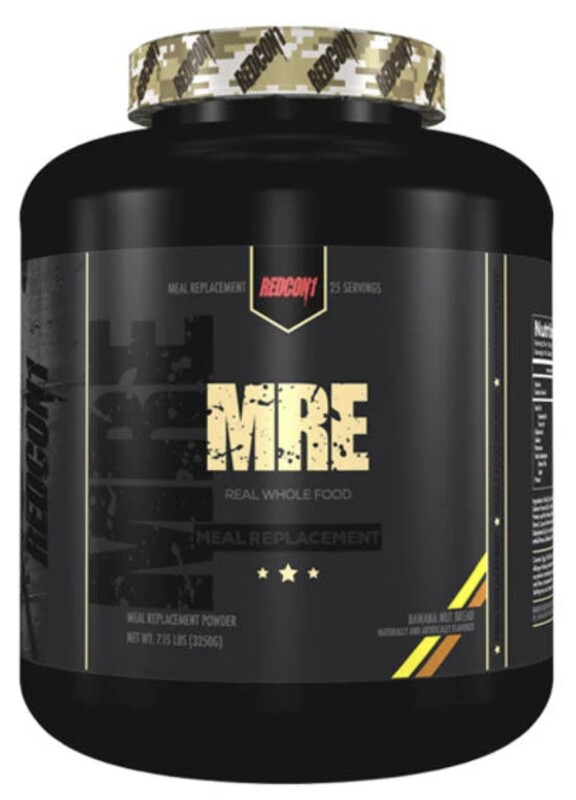 REDCON - MRE MEAL REPLACEMENT (SUBSTITUT DE REPAS) 3250G - BANANA NUT BREAD
