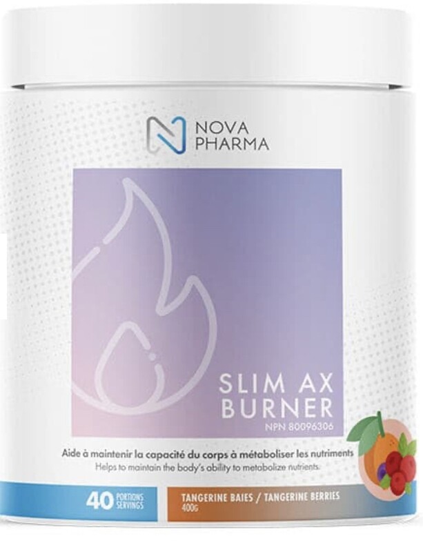 NOVA PHARMA - SLIM AX BURNER 400G TANGERINE BERRIES
