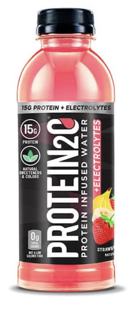 PROTEIN2O - EAU INFUSÉE PROTÉINÉE + ÉLECTROLYTES (500ML) STRAWBERRY BANANA