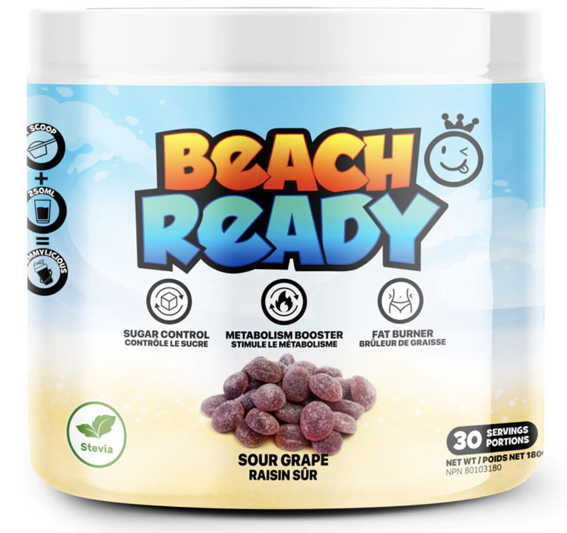 YUMMY SPORTS - BEACH READY 180G SOUR GRAPE