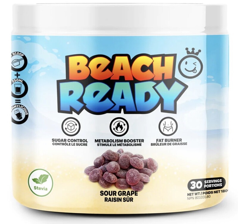YUMMY SPORTS - BEACH READY 180G SOUR GRAPE