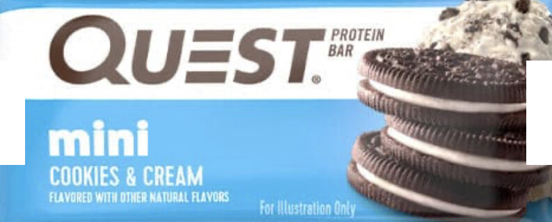 QUEST - MINIS 23G COOKIE &amp; CREAM