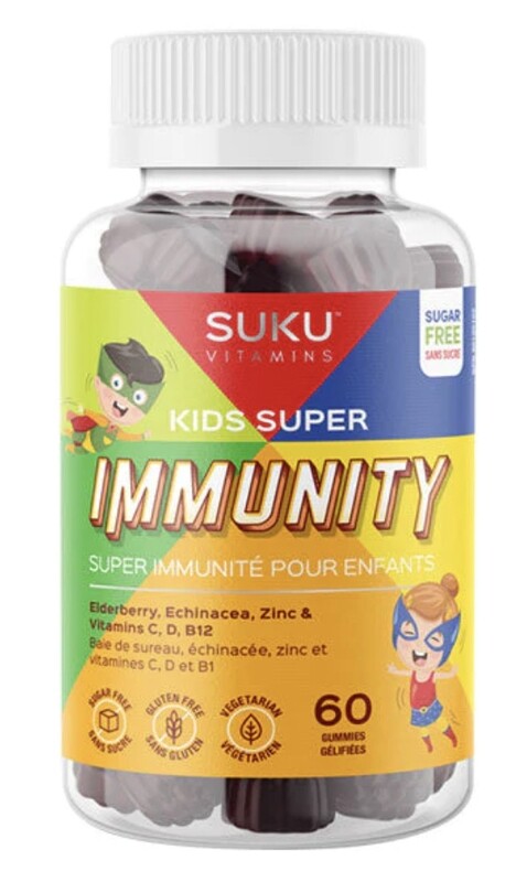 SUKU - SUPER IMMUNITÉ POUR ENFANTS (60 JUJUBES)