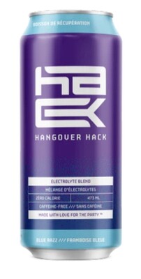 HACK - HANGOVER HACK 473ML BLUE RAZZ