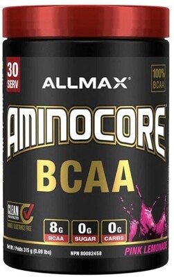 ALLMAX - AMINOCORE BCAA 30 PORTIONS PINK LEMONADE