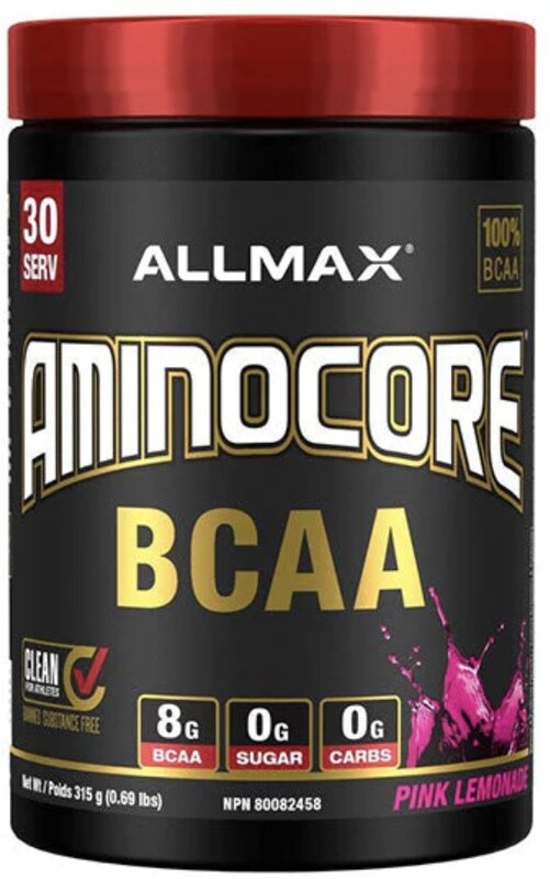 ALLMAX - AMINOCORE BCAA 30 PORTIONS PINK LEMONADE