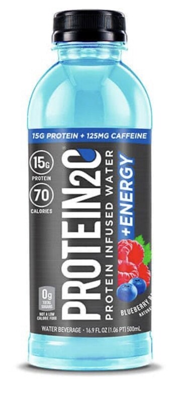 PROTEIN2O - EAU INFUSÉE DE PROTÉINES + ENERGY (500ML) BLUEBERRY RASPBERRY