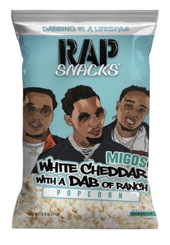 Migos White Cheddar with a Dab of Ranch Gourmet Popcorn 71g