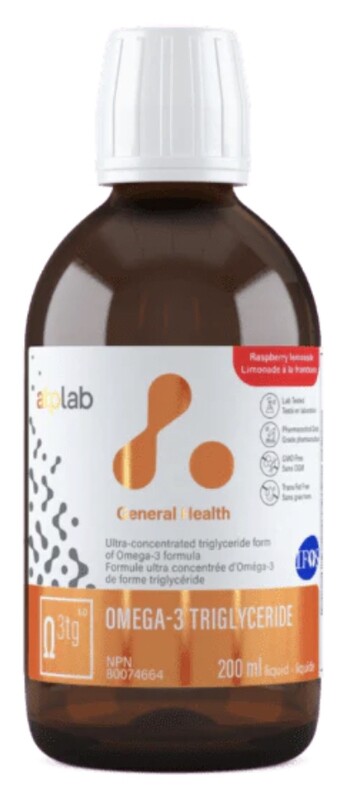 ATP LAB - OMÉGA-3 TRIGLYCÉRIDE 200ML POMME VERTE