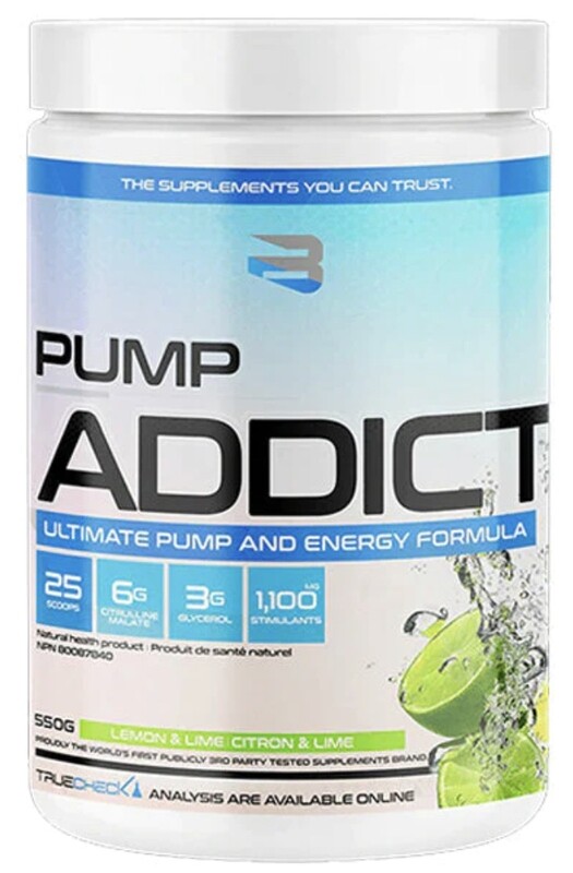 BELIEVE - PUMP ADDICT 550G LEMON LIME