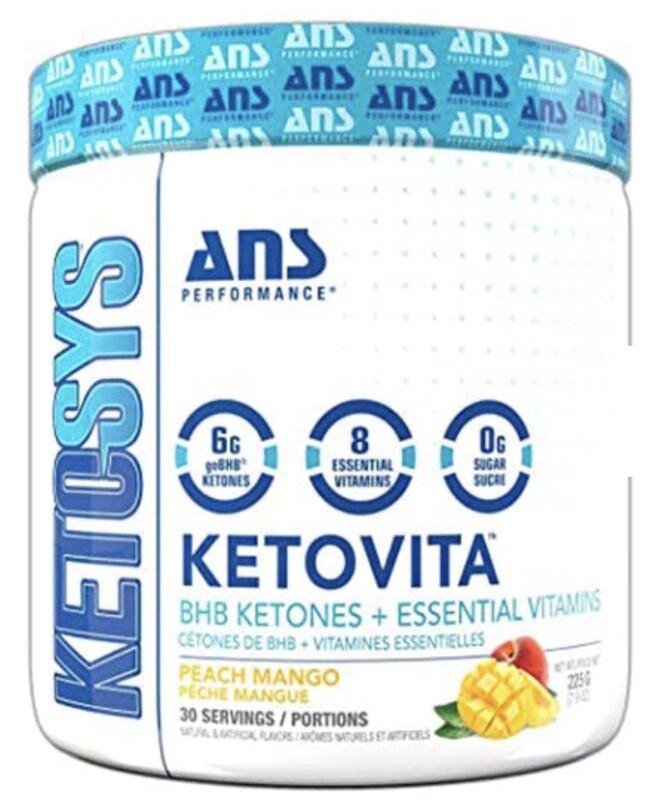 ANS PERFORMANCE - KETO VITA 30 PORTIONS 225G PEACH MANGO