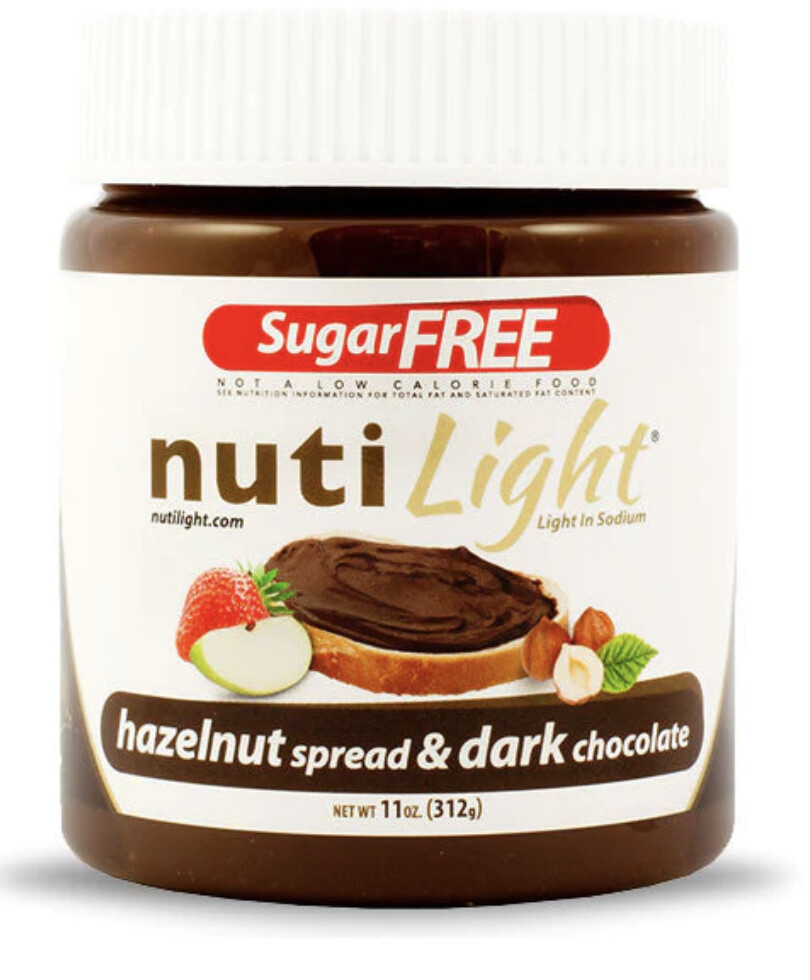 NUTILIGHT - TARTINADE CHOCOLATÉE 312G HAZELNUT spread &amp; dark CHOCOLATE