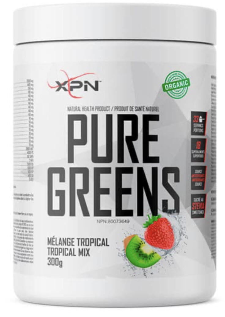 XPN - PURE GREENS 300G TROPICAL MIX