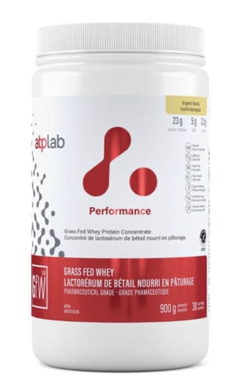 ATP LAB - GRASS FED WHEY 900G VANILLE BIOLOGIQUE