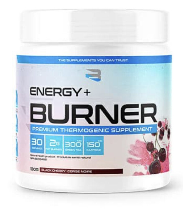 BELIEVE - ENERGY + BURNER 130G BLACK CHERRY