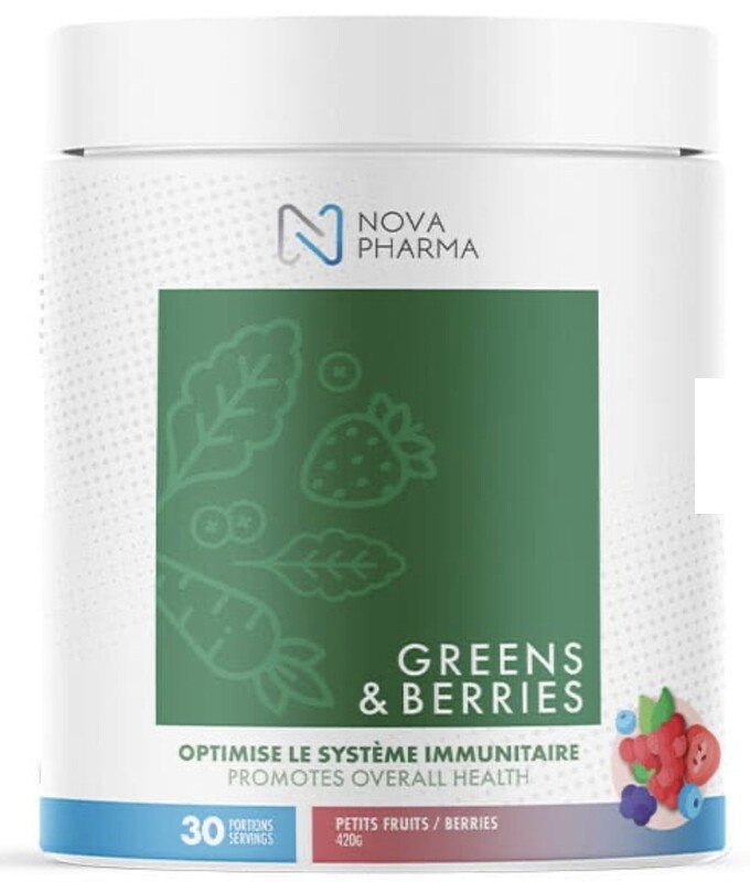 NOVA PHARMA - GREENS &amp; BERRIES 420G - BERRIES