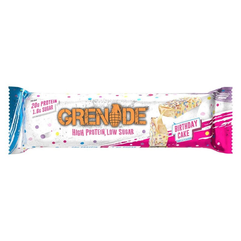 GRENADE BAR DE PROTÉINE – GATEAU DE FETE