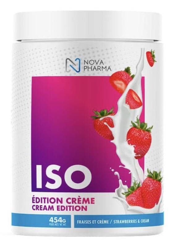 NOVA PHARMA - ISO EDITION CRÈME - 454G STRAWBERRY CREAM