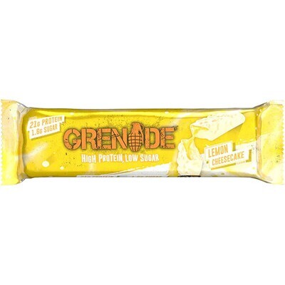 GRENADE BAR A PROTÉINE – GATEAU FROMAGE &amp; CITRON