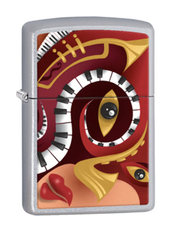 Zippo 205 Abstract Music