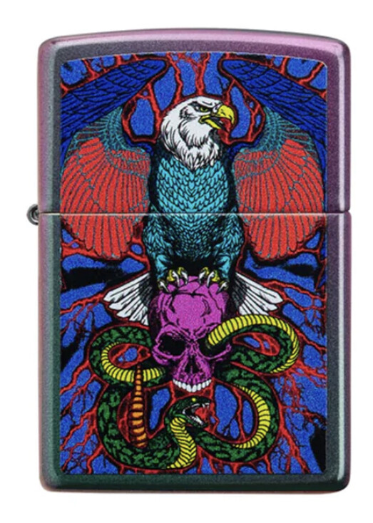 Zippo 49600 Eagle, Snake, Skull Design