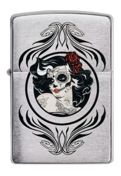Zippo 49253 Day of the Dead Girl Design