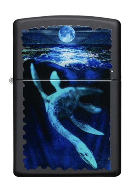 Zippo 49697 Black Light Loch Ness Design