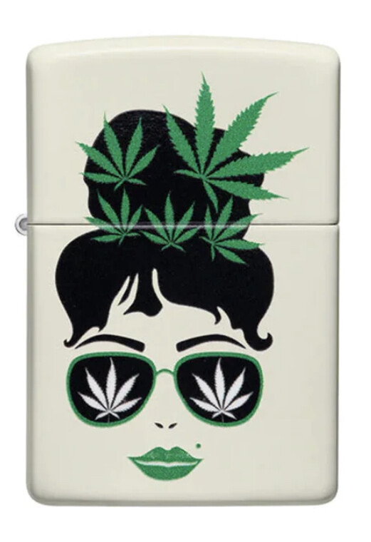 Zippo 49837 Cannabis Design