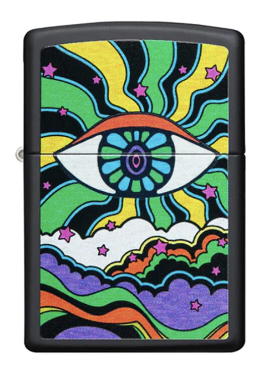 Zippo 49699 Black Light Eye Design