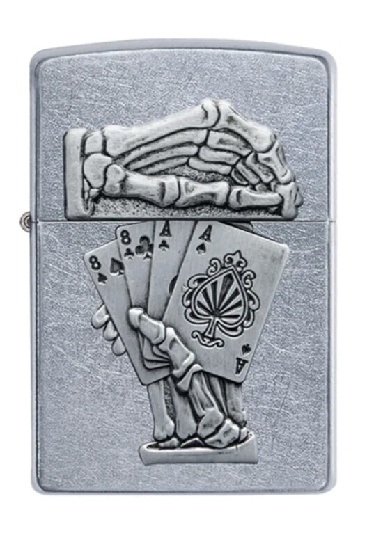 Zippo 49536 Dead Mans Hand Emblem Design