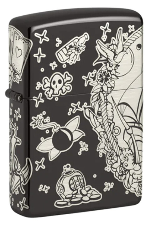 Zippo 48398 Pirates Treasure Design